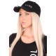 Sapka beépített LED-fénnyel B-CAP 25 lm, újratölthető, USB, univerzális méret, fekete