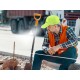 Sildes sapka LED-világítással B-CAP 25 lm, újratölthető, USB, univerzális méret, fluoreszkáló zöld