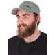 Sildes sapka LED-világítással B-CAP 25lm, újratölthető, USB, univerzális méret, zöld