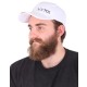 B-CAP LED-világítású baseballsapka 25 lm, újratölthető, USB, univerzális méret, fehér