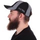Reflexes ellenzős sapka LED világítással B-CAP SAFETY 25 lm, tölthető, USB, egy méret, fekete