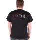 Férfi póló T-SHIRT, fekete, L méret, 100% pamut