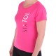Női póló T-SHIRT, rózsaszín, méret M, 100% pamut