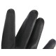 Munkakesztyű poliészterből, poliuretánba félig mártott GLOVE PE-PU 10, fekete, méret 10