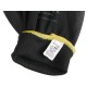Munkakesztyű poliészterből, poliuretánba félig mártott GLOVE PE-PU 11, fekete, méret 11