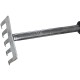 Kézi gereblye, hossza 290 mm, ergonomikus nyél