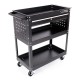 Műhelykocsi szerszámokhoz MECHANIC TROLLEY ROGER DRAWER, 3 polc + 1 fiók