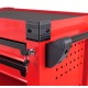 Műhelykocsi szerszámokhoz MECHANIC TROLLEY KEVIN RED 253, 7 fiók, 253 db szerszám
