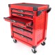 Műhelyszerszámos kocsi MECHANIC TROLLEY KEVIN RED 326, 7 fiók, 326 db szerszám