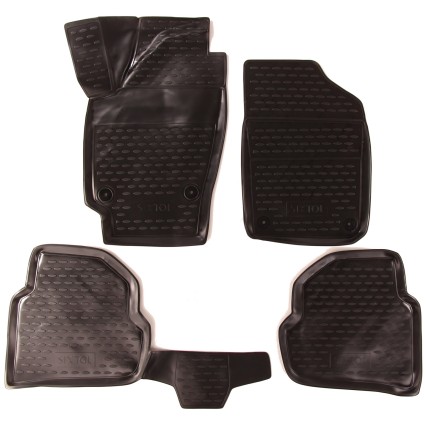 3D gumiszőnyegek VOLKSWAGEN Polo, 2010->, szedán