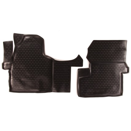 Gumi szőnyegek VOLKSWAGEN Crafter 10/2008->, 2 db