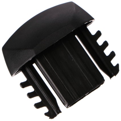 Műanyag végzáró tetőcsomagtartó IN / FIX keresztrúdhoz, fekete - alkatrész