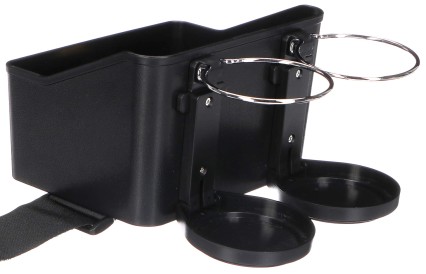 AUTÓTÁROLÁS 2 kartámaszos autós pohártartó/rendszerező