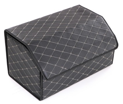 Autós csomagtartó-rendező CAR COMPACT ELEGANT L, 2 rekeszes, összecsukható, fedéllel