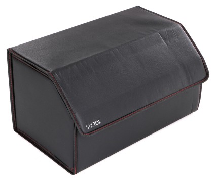 Autó csomagtartó rendező CAR COMPACT LEATHER L, 2 rekesz, összecsukható, fedéllel