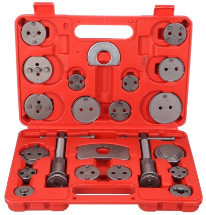 Fékdugattyú prés MECHANIC BRAKE SET 22, 22 darabos készlet.