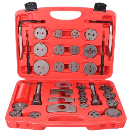 Fékdugattyú prés MECHANIC BRAKE SET 35, 35 darabos készlet.