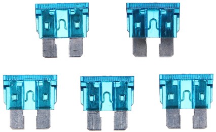 Lapos autóbiztosíték készlet MECHANIC FUSE SET 15A, 100 db