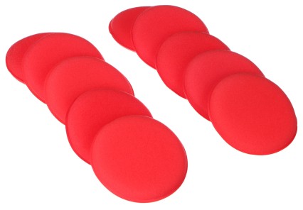 Polírozó párna készlet viaszhoz CAR DETAILING WAX PAD 10, 10 db