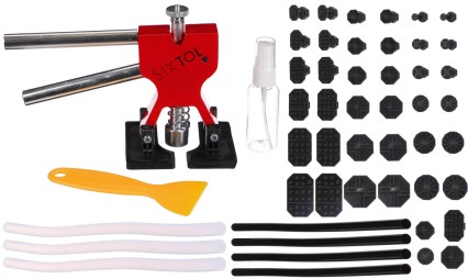 Horpadásjavító készlet autóhoz lehúzóval KASZNIJAVÍTÓ KÉSZLET 50, 50 darabos