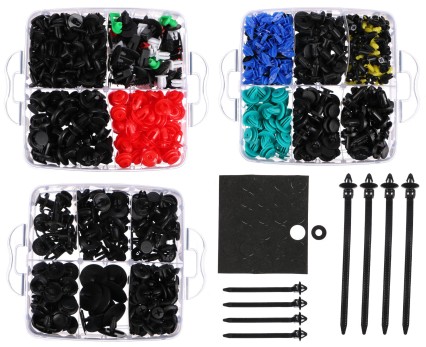 Kapcsok, rögzítők és szegecsek készlete járműkárpitozáshoz MECHNIC TRIM CLIP SET 700