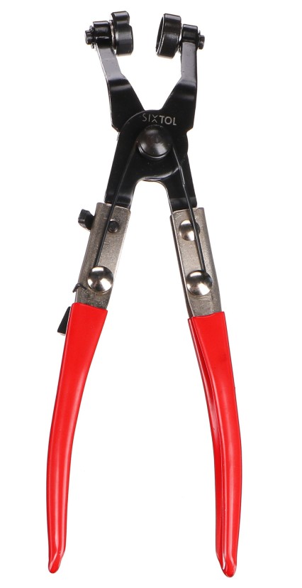 Fogó egyszeres önzáró tömlőbilincsekhez, hajlított MECHANIKUS TÖMLŐBILINCS 6