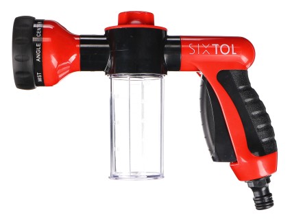 Autótisztító szórópisztoly tisztítószeres tartállyal autómosáshoz AUTÓSZÓRÓ SPRAY 2