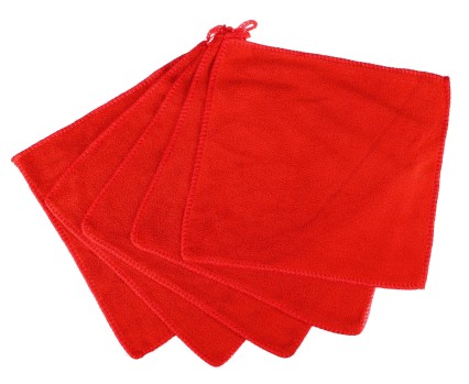 Mikrofrakkendő autómosáshoz CAR DETAILING WASH TOWEL SET 5, 25x25 cm 450 g 5 db