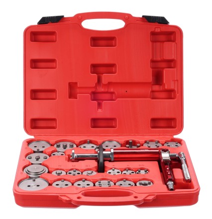 Pneumatikus fékdugattyú-visszatoló MECHANIC BRAKE SET PNEU 23, 23 db-os készlet