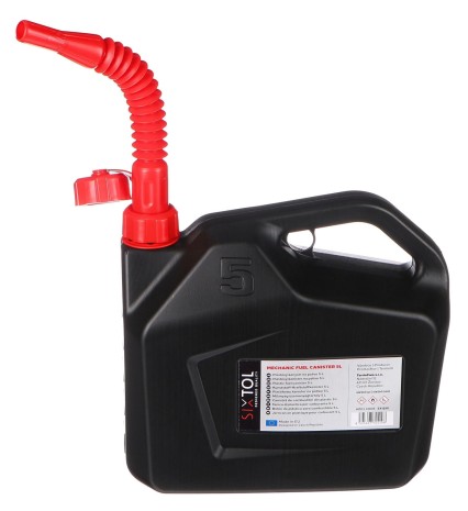 Műanyag kanna MECHANIC FUEL CANISTER 5L, fekete