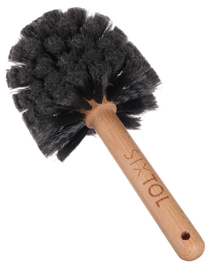 Kerek kefe a kerékpár vagy motorkerékpár karosszériájának tisztításához CAR DETAILING WOOD BRUSH 1