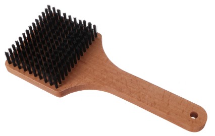 Lapos kefe a kerékpár gumiabroncsának tisztításához CAR DETAILING WOOD BRUSH 4