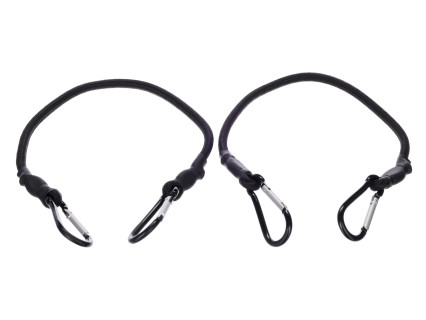 Gumi rögzítő pántok/gumipántok CARGO CORD CARABINER 50, 50 cm, 2 db