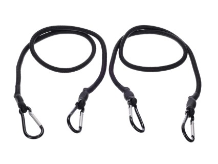 Gumi rögzítő pántok/gumipántok CARGO CORD CARABINER 100, 100 cm, 2 db