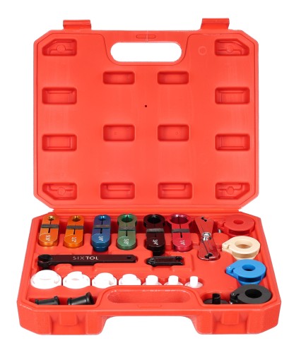 Üzemanyag- és klímarendszer csatlakozó-leszedő készlet MECHANIC AC SET 1, 22 db