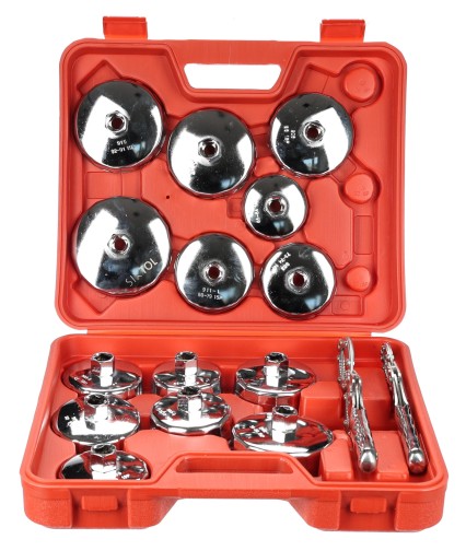 MECHANIC OIL WRENCH 16 olajszűrő csészefej-készlet, 16 db
