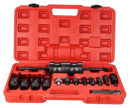Injektor kihúzó készlet ütős csúszókalapáccsal MECHANIC PULLER SET 1, 14 darab