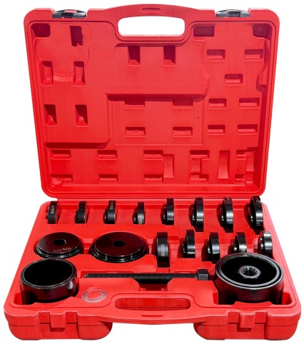 Első tengely csapágyainak beszerelő- és kiszerelő készlete MECHANIC BEARING PULLER 3, 23 részes