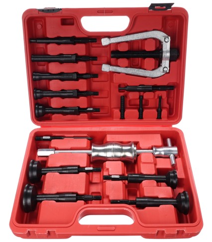 Belső csapágy kihúzó készlet csúszó kalapáccsal MECHANIC BEARING PULLER 5, 16 részes
