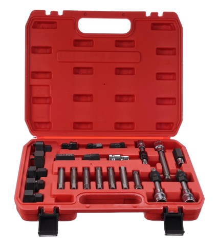 Generátor ékszíjtárcsa szerelő- és szétszerelő készlet MECHANIC PULLEY SET 3, 24 db