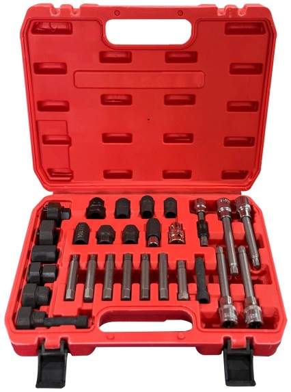 Generátor ékszíjtárcsa szerelő- és szétszerelő készlet MECHANIC PULLEY SET 4, 30 db