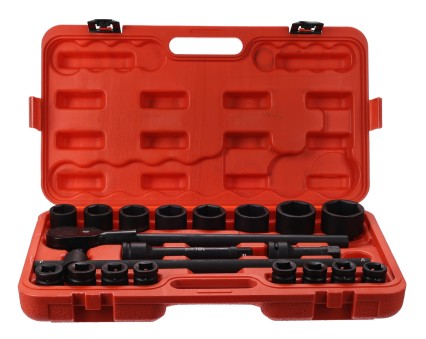 Racsnis dugókulcs-készlet MECHANIC WRENCH SET 2, nagy teherbírású, 21 db