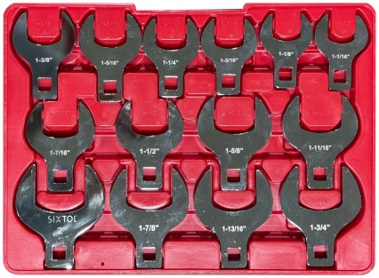 Cserélhető villáskulcs-fejek készlete MECHANIC WRENCH SET 5, 1/2\