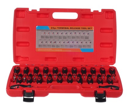 Csap- és csatlakozó kiszedő készlet MECHANIC TERMINAL PIN SET 1, 23 db