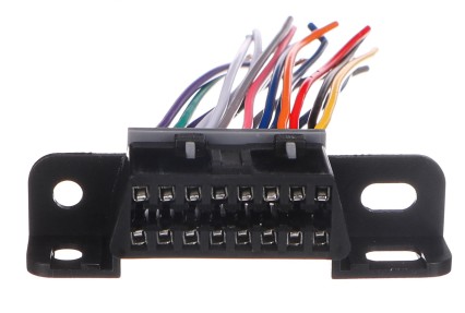 OBD-II aljzat 16 tűvel, lezárva 10 cm-es összekötő kábelekkel MECHANIC CABLE 25
