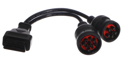 OBD-II adapter 9 tűs J1939 és 6 tűs J1708 MECHANIC CABLE 8