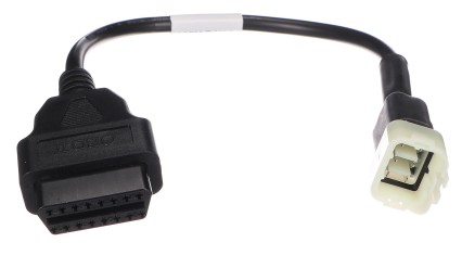 OBD-II 6-tűs adapter Kawasaki motorkerékpárhoz MECHANIKAI KÁBEL 17