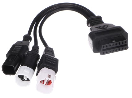 OBD-II 3-tűs/4-tűs/6-tűs adapter Yamaha és Honda motorkerékpárokhoz MECHANIC CABLE 22