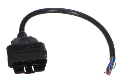 OBD-II hosszabbítókábel dugóval, 16 tűs, 30 cm-es kábelekkel, MECHANIC CABLE 28
