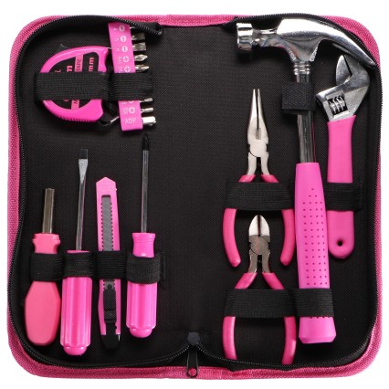 HOME PINK 20 db-os szerszámkészlet